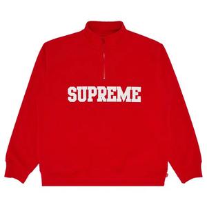Полузастежки Supreme Collegiate Half Zip Pullover «Red»