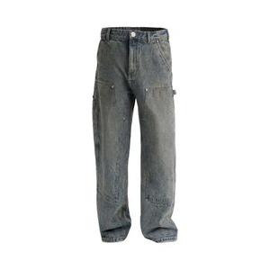 Джинсы-карго Hellstar Dirty Wash Carpenter «Blue»