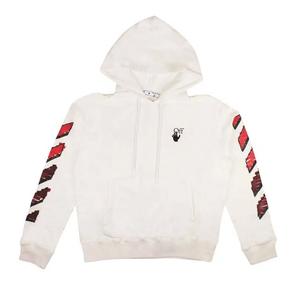 Худи Off-White Marker Slim Hoodie 'White/Red'
