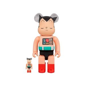 Фигурки BE@RBRICK x Astro Boy Sleeping Version 100% & 400% Set 'Multicolor'