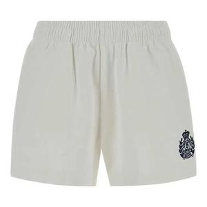 Sporty & Rich NY Crest Embroidered Disco Shorts 'Белый'
