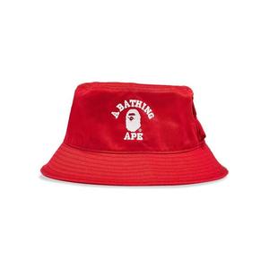 Панамы BAPE Logo-Print Bucket Hat 'Красный'