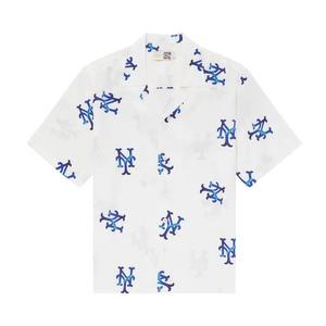 Рубашки Aimé Leon Dore x New York Mets Leisure Shirt 'Ярко-белый/Принт'