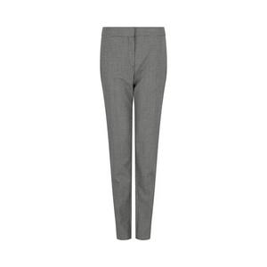 Брюки Alexander McQueen Houndstooth Cigarette Trousers 'Black/Ivory'