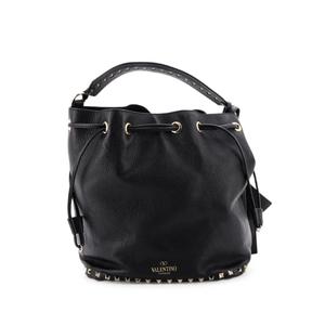 Сумка-ведро Rockstud Top Handle Leather среднего размера