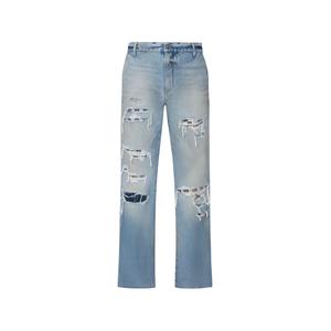 Джинсы bootcut с бахромой