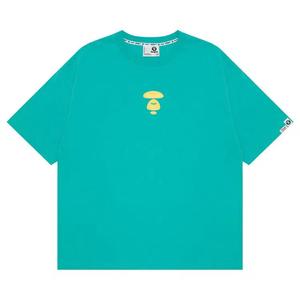 Футболки AAPE Moonface Patch Bear Graphic Tee 'Green'