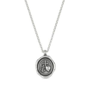Серебряное колье Hope