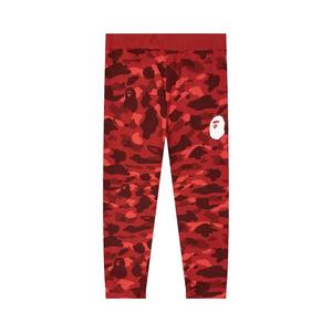 Спортивные штаны BAPE Color Camo Wide Fit Sweat Pants 'Red'