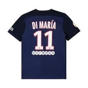 Джерси Бывшие в употреблении Paris Saint-Germain Ди Мария #11 Домашняя стадионная джерси 'Navy/Blue/Red'