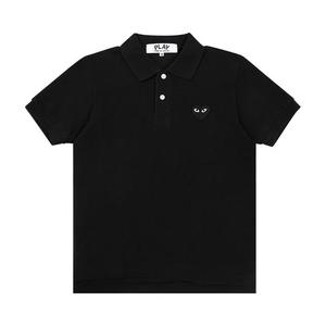Поло Comme des Garçons PLAY Black Emblem Polo Shirt 'Black'