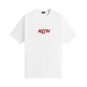 Футболки с коротким рукавом Kith For Peanuts Snoopy Skateboard Fast Logo Tee 'White'