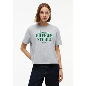 Футболка свободного кроя с логотипом из джерси - Tommy Mainline