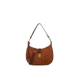 Dakota Velveteen Shoulder Crossbody - Коричневый