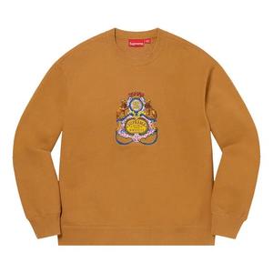 Свитшоты Supreme Crest Crewneck 'Dark Mustard'