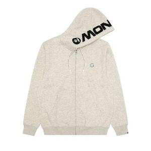 Молнии AAPE Now Zip-Up Hoodie «White/Heather»