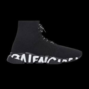 Кроссовки Balenciaga Speed Lace-Up Sneaker 'Graffiti - Black'
