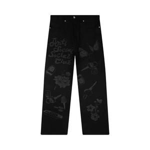 Джинсы Anti Social Social Club Laser Etched 'Black'