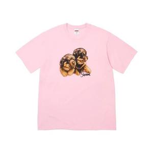 Футболки Supreme Puppies Tee 'Light Pink'