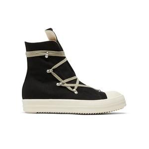 Кроссовки Rick Owens DRKSHDW Strobe Cotton Denim Hexa High 'Black Milk'