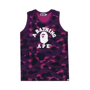 Майки BAPE Color Camo College Tank Top 'Purple'