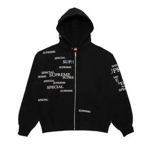 Худи Supreme Special Zip Up Hooded Sweatshirt 'Black'