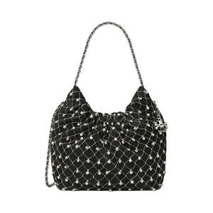 Сумки через плечо Tory Burch Fleming Bell Mini Hobo Bag 'Black'