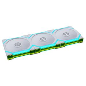 LIAN LI UNI FAN SL FLEX Reverse Blade 120mm 3 in 1 набор обратных вентиляторов - White