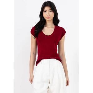 Вязаное платье с вырезом-лодочкой Laura Tencel Scoop Neck Knit