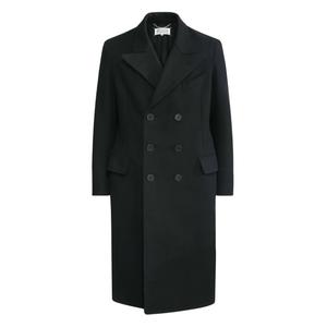 Двубортное пальто из вирджинской шерсти