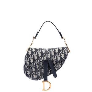 Сумка-сэтчел Mini Oblique Canvas Saddle Bag (2018 год)