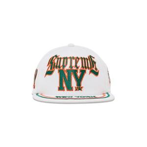 Кепки Supreme New York 6-панельная «Белый»