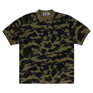 Поло BAPE 1st Camo One Point Polo «Зеленый»