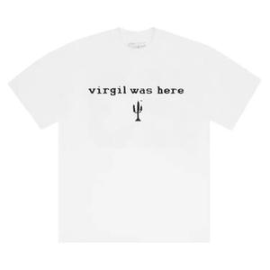 Топы Cactus Plant Flea Market x VAA Virgil Was Here Футболка 'Белый'