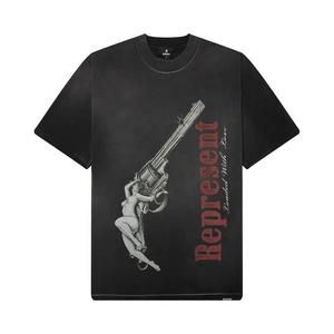 Футболки с коротким рукавом Represent Clo Loaded With Love T-Shirt 'Запачканный черный'