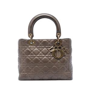 Сумка-сэтчел Cannage Lady Dior среднего размера (2007 год)