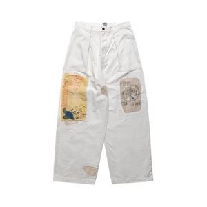 Брюки Kapital Rough-Face Twill Fatigue Baggy 'Экрю'