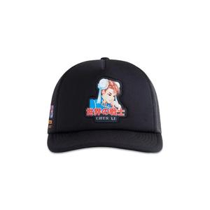 Кепки-дальнобойщики Kith x Capcom Chun Li Nolan Trucker Hat 'Black'