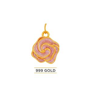 Кулон HABIB 999/24K из желтого золота (Цветок) 9GP00950425