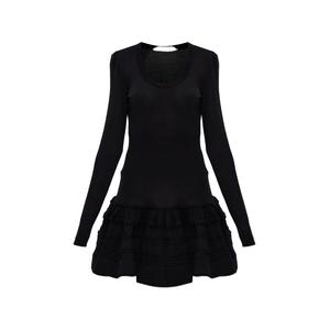 Платье мини Crinoline с длинными рукавами