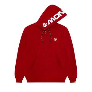 Толстовки AAPE Now Zip-Up Hoodie 'Red'