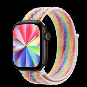 Apple Watch Series 12 42 мм, GPS, алюминий, Black, ремешок Pride Edition Sport Loop