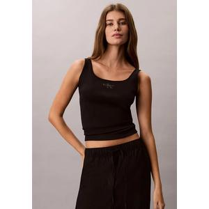 Топ-майка с монограммой из рибаны - Calvin Klein Jeans
