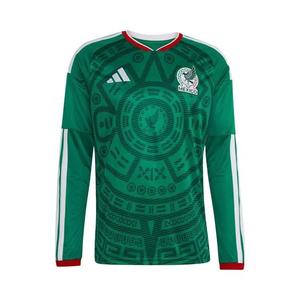 Джерси Adidas Mexico 26 Home Long Sleeve Jersey 'Bold Green'