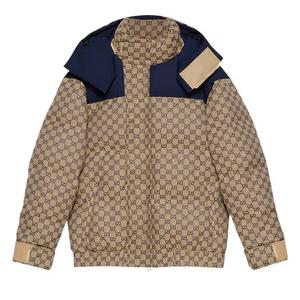 Пуховики Gucci GG Canvas Goose Down Jacket 'GG Canvas/Синий'