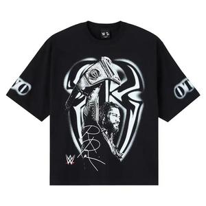 Футболка с коротким рукавом OVO x WWE Roman Reigns Tee 'Black'