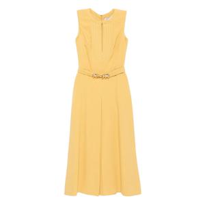 Платье миди с пряжкой