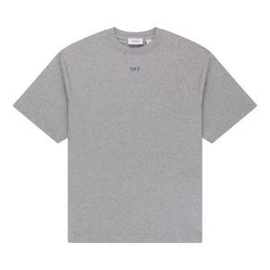 Футболки с коротким рукавом Off-White c/o Virgil Abloh Grey Fit Dripping Arrow T-Shirt 'Heather Grey'