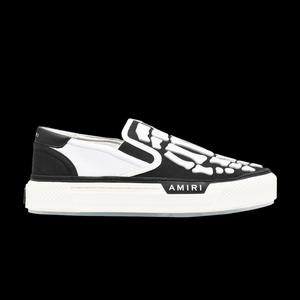 Слипоны Amiri Skel Top Slip-On 'Черный Белый'