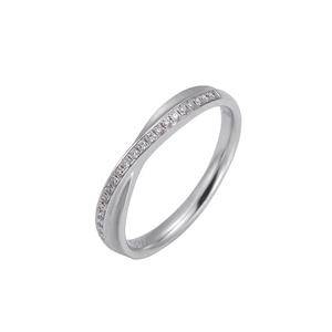 LITZ 18K Белое золото Кольцо с бриллиантом YM-BR1044C